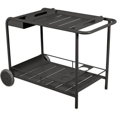 Fermob Luxembourg Rullende Bar - Svart - Sidebord Fermob Luxembourg Rullende Bar - Svart - Sidebord