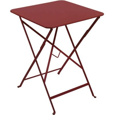 Fermob - Bistro Klapptisch Quadratisch - rot - 57 x 57 cm Fermob - Bistro Klapptisch Quadratisch - rot - 57 x 57 cm