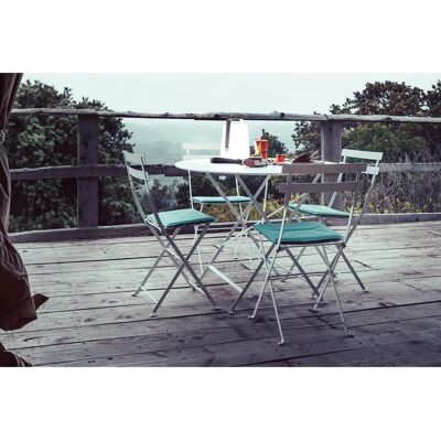 Fermob - Table Pliable Ronde Bistro - Noir - Publicité Fermob - Table Pliable Ronde Bistro - Noir - Publicité