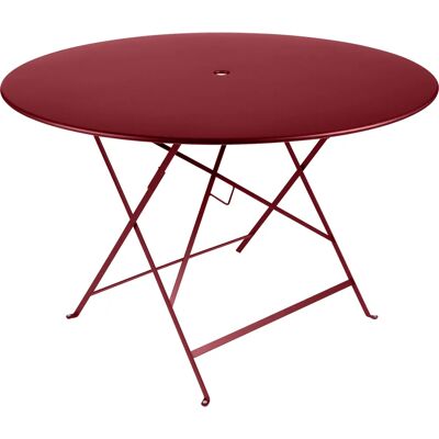 Fermob Rund Bistro Bord - Rød, Stål, Ø 117cm Fermob Rund Bistro Bord - Rød, Stål, Ø 117cm
