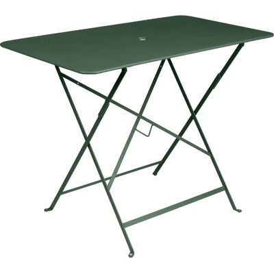 Fermob - Tavolo rettangolare Bistro - Verde - Acciaio - 97x57cm - Esterno Fermob - Tavolo rettangolare Bistro - Verde - Acciaio - 97x57cm - Esterno
