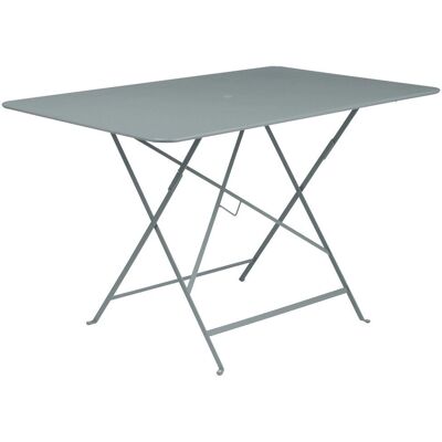 Fermob - Table Bistro Rectangulaire - Gris - Acier - Extérieur - Publicité Fermob - Table Bistro Rectangulaire - Gris - Acier - Extérieur - Publicité