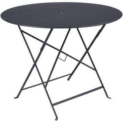Fermob - Table Pliante Ronde D96 Gris - Mobilier d'Extérieur - Publicité Fermob - Table Pliante Ronde D96 Gris - Mobilier d'Extérieur - Publicité