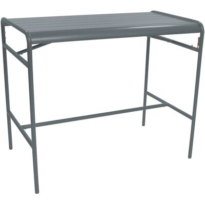 Fermob Luxembourg Høy Bord - Aluminium, Grå, 73x126cm Fermob Luxembourg Høy Bord - Aluminium, Grå, 73x126cm