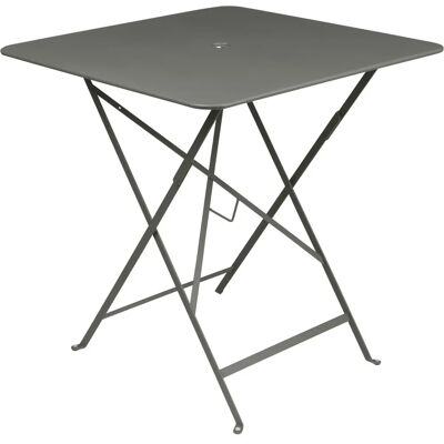 Fermob - Klapptisch Bistro Quadratisch - Grau - Stahl 71x71cm Fermob - Klapptisch Bistro Quadratisch - Grau - Stahl 71x71cm