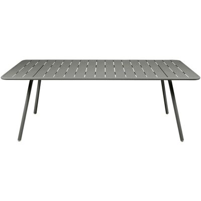 Fermob - Tavolo rettangolare Luxembourg - Grigio, Alluminio - Designer Frédéric Sofia Fermob - Tavolo rettangolare Luxembourg - Grigio, Alluminio - Designer Frédéric Sofia