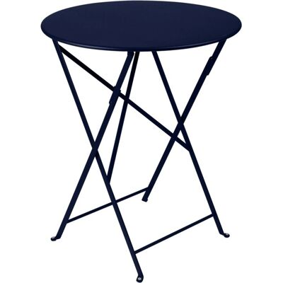 Fermob - Bistro Klapptisch Rund - blau - Ø 60 cm Fermob - Bistro Klapptisch Rund - blau - Ø 60 cm