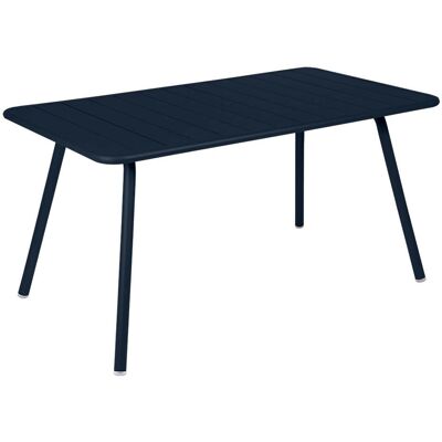 Tavolo da esterno Fermob Luxembourg 143x80 Blu Abysse - Mobili da Giardino Tavolo da esterno Fermob Luxembourg 143x80 Blu Abysse - Mobili da Giardino