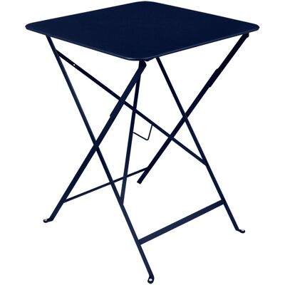 Fermob - Bistro Klapptisch Quadratisch - blau - 57 x 57 cm Fermob - Bistro Klapptisch Quadratisch - blau - 57 x 57 cm