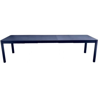 Table extensible Fermob Ribambelle XL - Aluminium, Bleu - Publicité Table extensible Fermob Ribambelle XL - Aluminium, Bleu - Publicité