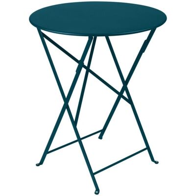 Fermob - Bistro Klapptisch Ø 60cm, Acapulcoblau Fermob - Bistro Klapptisch Ø 60cm, Acapulcoblau