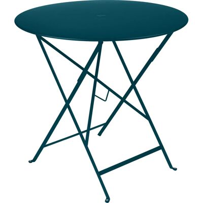 Fermob - Tavolo rotondo Bistro - Blu - Acciaio laccato - Designer Studio Fermob - Tavolo rotondo Bistro - Blu - Acciaio laccato - Designer Studio