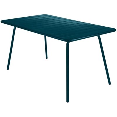 Fermob - Tavolo rettangolare Luxembourg - Blu - Alluminio - Designer Frédéric Sofia Fermob - Tavolo rettangolare Luxembourg - Blu - Alluminio - Designer Frédéric Sofia