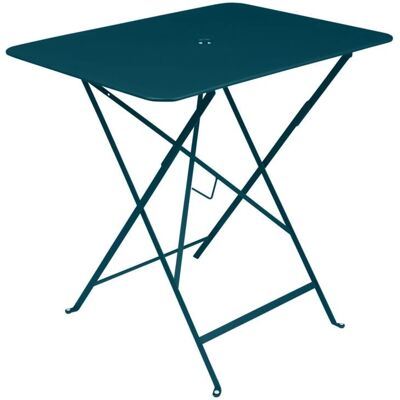 Fermob - Bistrotelt, sammenleggbar, rektangulær, 77 x 57 cm, acapulco blå - Bord Fermob - Bistrotelt, sammenleggbar, rektangulær, 77 x 57 cm, acapulco blå - Bord