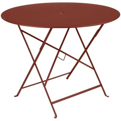 Fermob - Table Pliante Rondade Bistro - rouge - Ø 96 cm - Publicité Fermob - Table Pliante Rondade Bistro - rouge - Ø 96 cm - Publicité