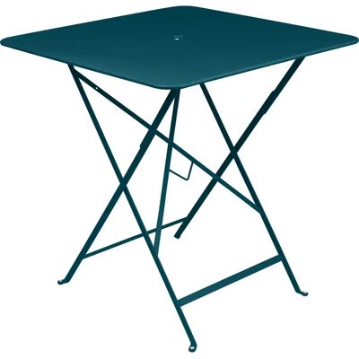 Fermob - Bistro Quadrat Klapptisch - blau - 71 x 71 cm Fermob - Bistro Quadrat Klapptisch - blau - 71 x 71 cm