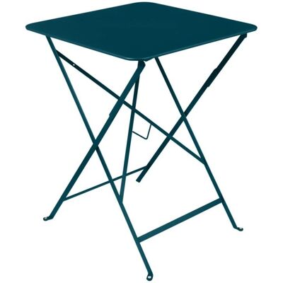 Fermob - Bistro Klapptisch Quadratisch - blau - 57 x 57 cm Fermob - Bistro Klapptisch Quadratisch - blau - 57 x 57 cm