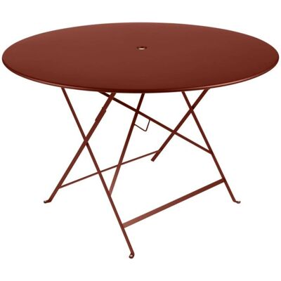 Fermob - Table Bistro Ronde - Marron - Acier - Designer Frédéric Sofia - Publicité Fermob - Table Bistro Ronde - Marron - Acier - Designer Frédéric Sofia - Publicité