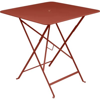 Fermob Bistro 71 x 71 Ockerrot Klappbarer Stehtisch Fermob Bistro 71 x 71 Ockerrot Klappbarer Stehtisch