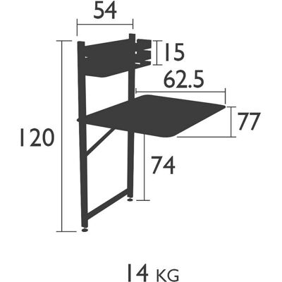 Fermob Bistro Balkong Bord - Type Fermob Bistro Balkong Bord - Type