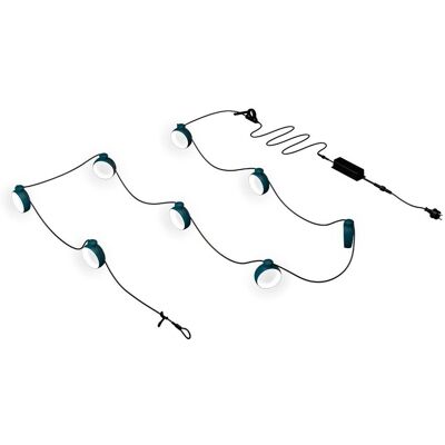 Fermob Utendørs LED-lyslenke HOOPIK - Bluetooth Kontroll - 12m Fermob Utendørs LED-lyslenke HOOPIK - Bluetooth Kontroll - 12m