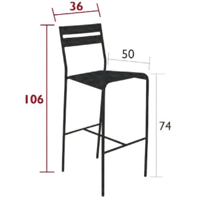 Fermob Facto Barhocker Sitron - Bar Stool Fermob Facto Barhocker Sitron - Bar Stool