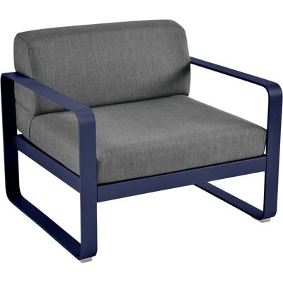 Fermob Bellevie Sessel - blå - outdoor lounge chair Fermob Bellevie Sessel - blå - outdoor lounge chair