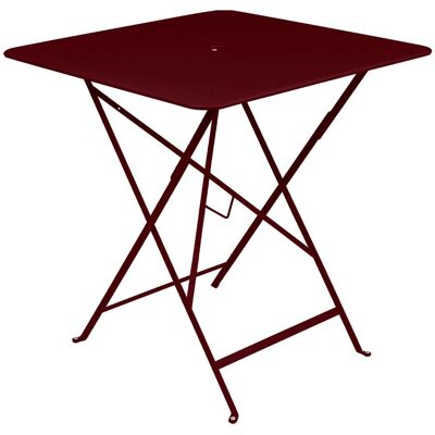 Fermob - Quadratischer Bistro-Tisch - Rot - 71 x 71 cm Fermob - Quadratischer Bistro-Tisch - Rot - 71 x 71 cm
