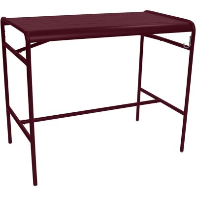 Fermob Luxembourg Høy Bord - Aluminium - 73x126 - Kirsebær Fermob Luxembourg Høy Bord - Aluminium - 73x126 - Kirsebær