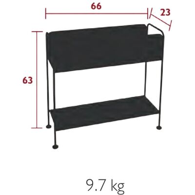 Fermob Picolino Grønn Stål Plant Pot & Konsollbord Fermob Picolino Grønn Stål Plant Pot & Konsollbord