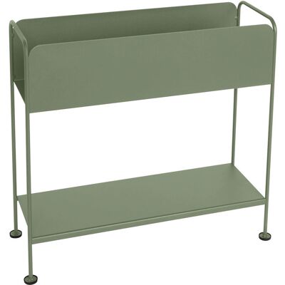 Fermob Picolino - Vaso, Mensola, Verde - Design Moderno in Metallo - 63cm Fermob Picolino - Vaso, Mensola, Verde - Design Moderno in Metallo - 63cm