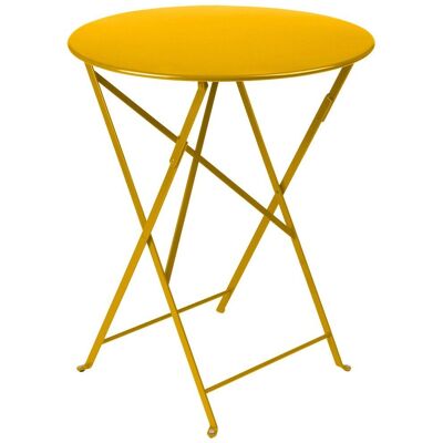 Fermob - Bistro Klapptisch Ø 60 cm - Gelb - Outdoor Tisch Fermob - Bistro Klapptisch Ø 60 cm - Gelb - Outdoor Tisch