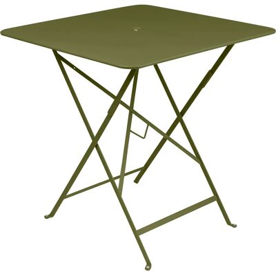 Fermob - Tavolo pieghevole quadrato Bistro - Verde - 71 x 71 cm Fermob - Tavolo pieghevole quadrato Bistro - Verde - 71 x 71 cm