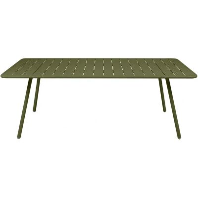 Tavolo da esterno Fermob Luxembourg - rettangolare, verde, 100x207cm Tavolo da esterno Fermob Luxembourg - rettangolare, verde, 100x207cm