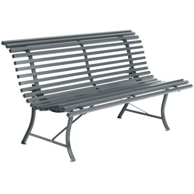Fermob Louisiane Gartenbank - 150cm, grau - Gartenbank Fermob Louisiane Gartenbank - 150cm, grau - Gartenbank