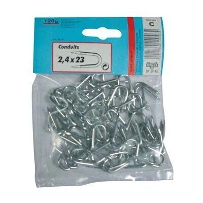 VYNEX Conduit en Acier Zingué - 2.4x23 mm - 120g VYNEX Conduit en Acier Zingué - 2.4x23 mm - 120g