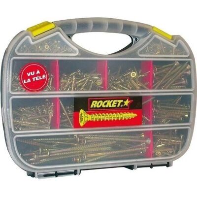 Vynex Juego de Tornillos - 600 Piezas Amarillo Cromo Vynex Juego de Tornillos - 600 Piezas Amarillo Cromo