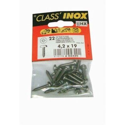 VYNEX Edelstahl 4,2x19mm Kreuzschlitzschraube - Metall & Dünne Platten VYNEX Edelstahl 4,2x19mm Kreuzschlitzschraube - Metall & Dünne Platten