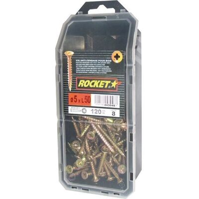 VYNEX PRO Vis à bois 5x50mm - Vis à bois, Pozidriv, Acier bichromaté VYNEX PRO Vis à bois 5x50mm - Vis à bois, Pozidriv, Acier bichromaté