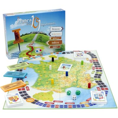 Jeu de Plateau France : 101 Départements - Éducation Géographie Amusant - Publicité Jeu de Plateau France : 101 Départements - Éducation Géographie Amusant - Publicité