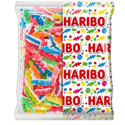 Haribo Crocodiles - Sachet de 2kg - Bonbons - Publicité Haribo Crocodiles - Sachet de 2kg - Bonbons - Publicité