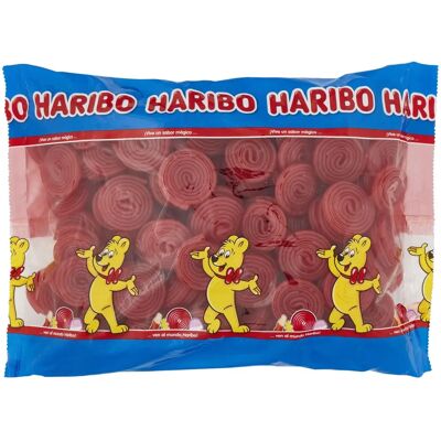 Dischi di Liquirizia Rossi Haribo 2kg - Gusto Fragola Autentico Dischi di Liquirizia Rossi Haribo 2kg - Gusto Fragola Autentico