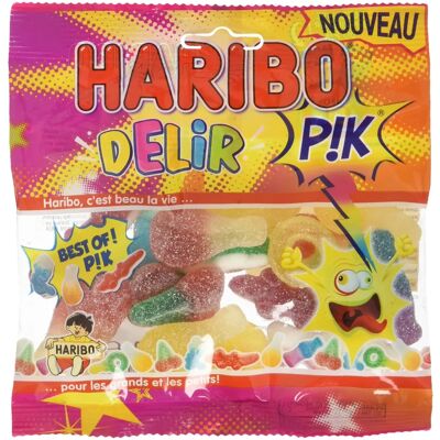 Haribo Delir' 120g Sour Candy Bag - Candy Haribo Delir' 120g Sour Candy Bag - Candy