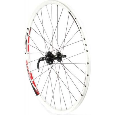 Roue MTB Free Ride RODI 28x559 - Blanche, Rapide, 1021g - Publicité Roue MTB Free Ride RODI 28x559 - Blanche, Rapide, 1021g - Publicité
