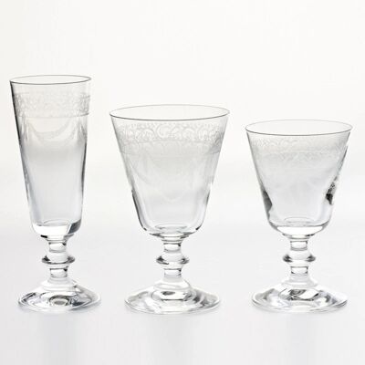 Service à verres Rona - 18 pièces en cristal calice - Publicité Service à verres Rona - 18 pièces en cristal calice - Publicité