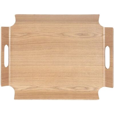 Plateau en bois marron rectangulaire - Table Passion - Publicité Plateau en bois marron rectangulaire - Table Passion - Publicité