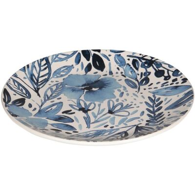Trend'up - Assiettes à dessert blanches fleurs lot de 6 - Publicité Trend'up - Assiettes à dessert blanches fleurs lot de 6 - Publicité