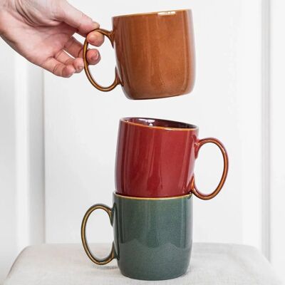 Mugs Elyas de Table Passion - Beige, 38cl, Lot de 6 - Publicité Mugs Elyas de Table Passion - Beige, 38cl, Lot de 6 - Publicité