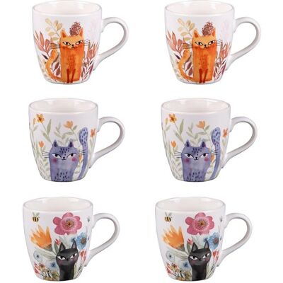 Table passion Savannah Ensemble de 6 Tasses Chat - Publicité Table passion Savannah Ensemble de 6 Tasses Chat - Publicité