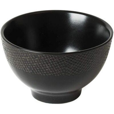 Table Passion Vésuvio Noir 9,5cm Mini Bols - Grès - Publicité Table Passion Vésuvio Noir 9,5cm Mini Bols - Grès - Publicité